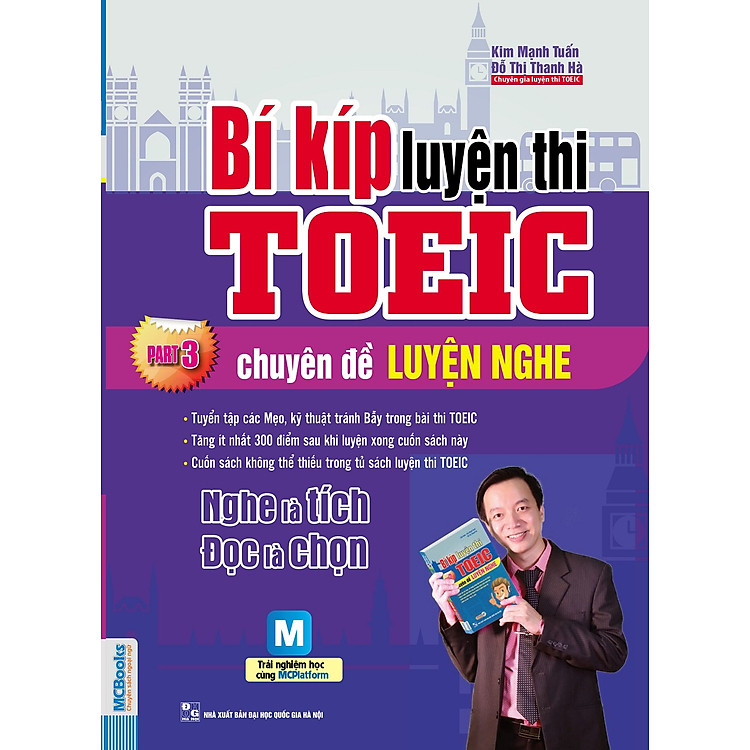 Sách Bí Kíp Luyện Thi Toeic Chuyên Đề Luyện Nghe Part 3