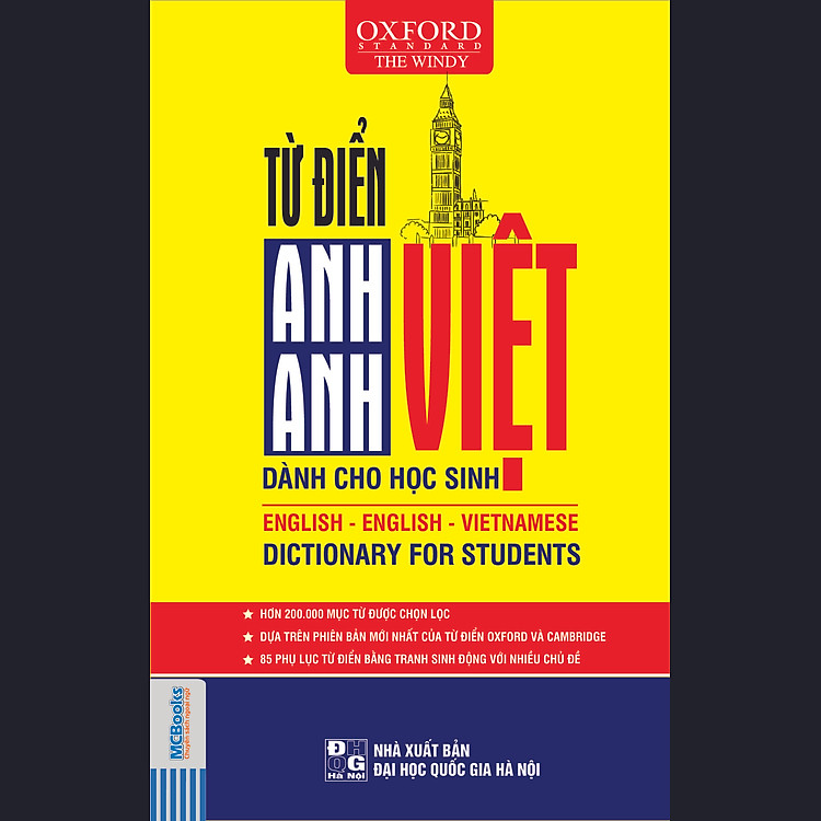 Từ Điển Anh - Anh - Việt (Bìa Mềm Vàng)