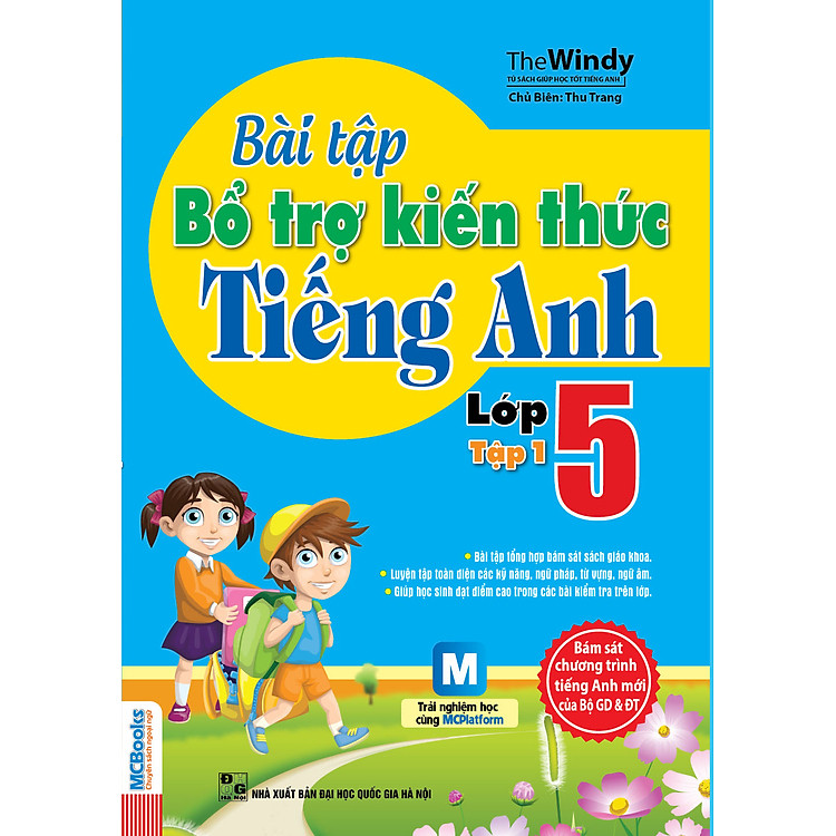 Sách Bài Tập Bổ Trợ Kiến Thức Tiếng Anh Lớp 5 - Tập 1