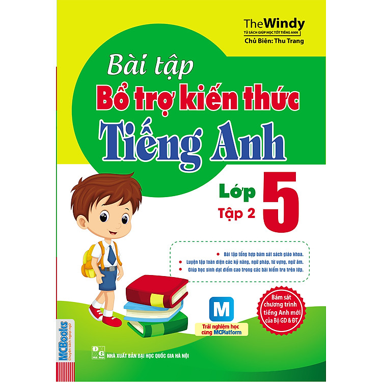 Sách Bài Tập Bổ Trợ Kiến Thức Tiếng Anh Lớp 5 - Tập 2