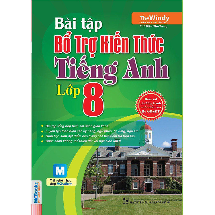 Sách Bài Tập Bổ Trợ Kiến Thức Tiếng Anh Lớp 8