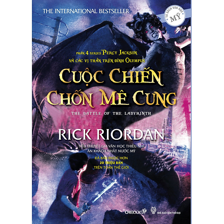 Sách Percy Jackson Tập 4: Cuộc Chiến Chốn Mê Cung ( Tái Bản)