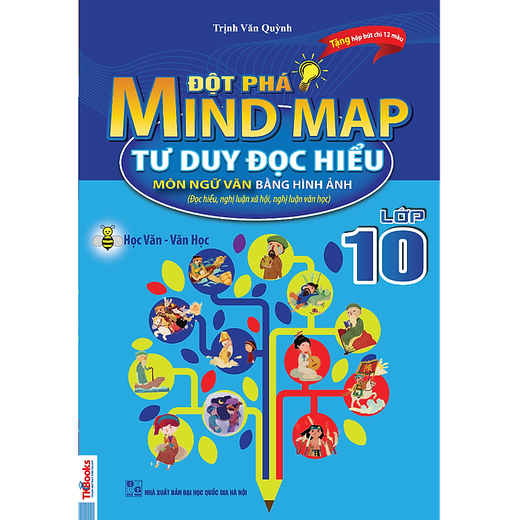 Sách Đột Phá Mindmap - Tư Duy Đọc Hiểu Môn Ngữ Văn Bằng Hình Ảnh Lớp 10