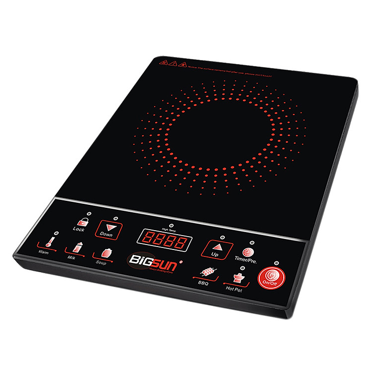 Bếp Hồng Ngoại Bigsun BIF-2G - Đen - Hàng chính hãng