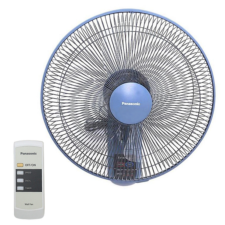 Quạt Treo Tường Có Remote Panasonic F409MB - Xanh Dương - Hàng nhập khẩu