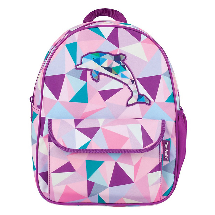 Balo Mầm Non Chống Lệch Vai Tiger In Hình Cá Heo 61101B (Dưới 6 Tuổi)