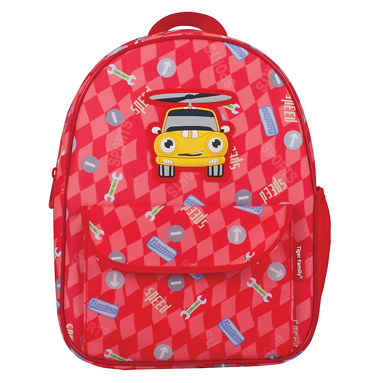 Balo Mầm Non Chống Lệch Vai Tiger In Hình Xe Hơi 1754C (Dưới 6 Tuổi)