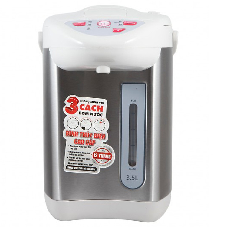 Bình Thủy Điện Cao Cấp Smartcook SM-6858 4026858 - 3.5L - Hàng chính hãng