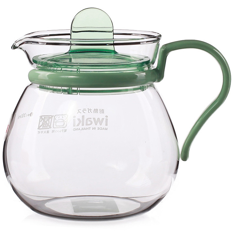Bình Trà Thủy Tinh Iwaki KT842-G (400ml - Xanh Lá)
