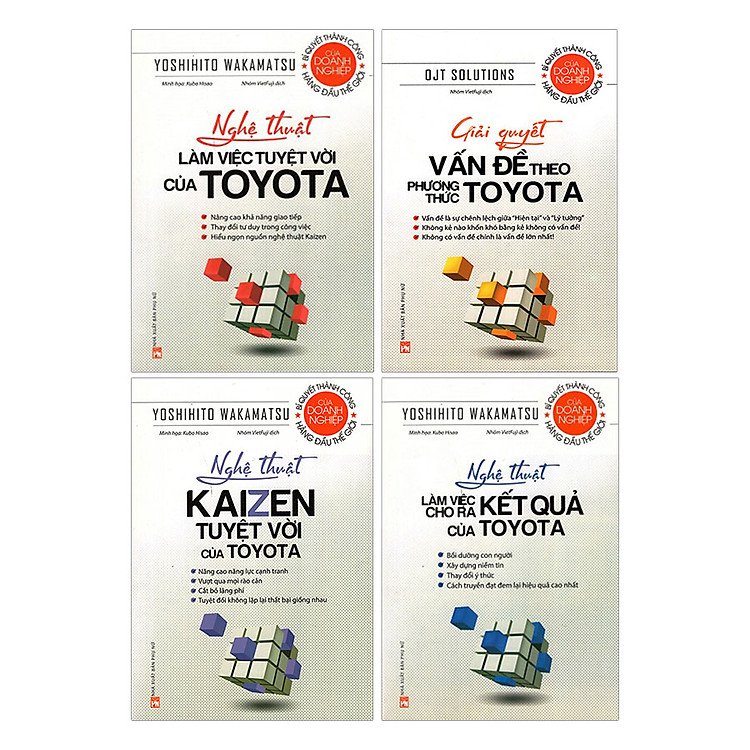 Combo Bí Quyết Thành Công Toyota (4 Cuốn)