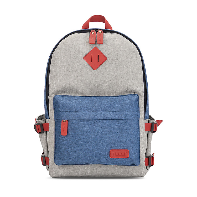 Ba Lô Cordura Ronal BL81 Logo Đỏ Đô - Đồng Phối Xanh