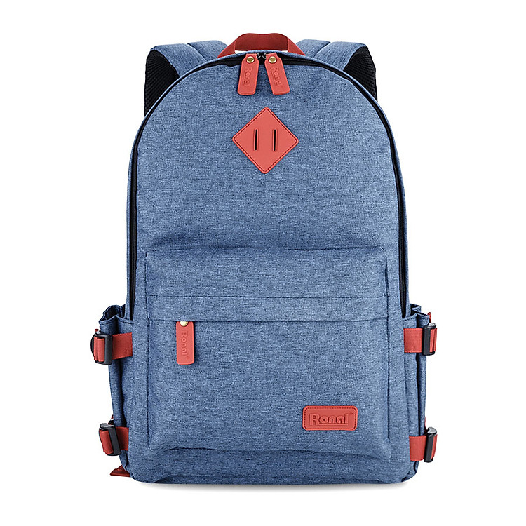 Ba Lô Cordura Ronal BL81 - Xanh Dương Phối Đỏ