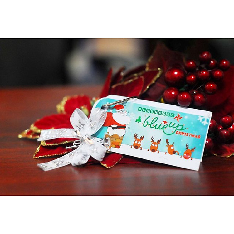Flashcard Blueup Merry Christmas