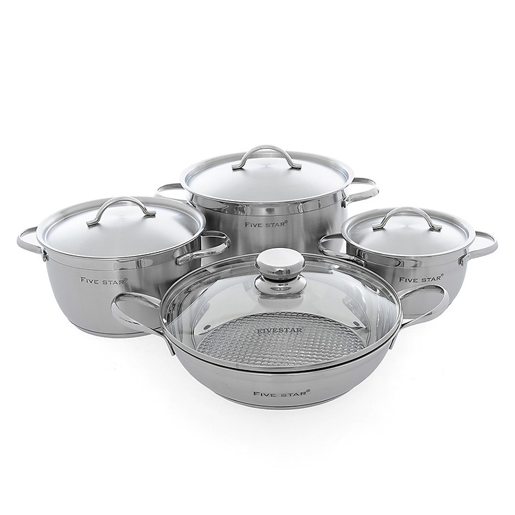 Bộ Nồi Cao Cấp Fivestar HE Cook - FS08HE