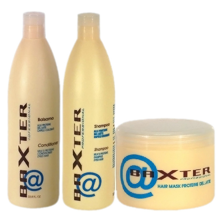 Bộ Dầu Gội Giữ Màu Tóc Nhuộm Và Nuôi Dưỡng Tóc Xoăn Baxter - BGXMPS-B1+1+5 (1000 ml x 2 + 500 ml