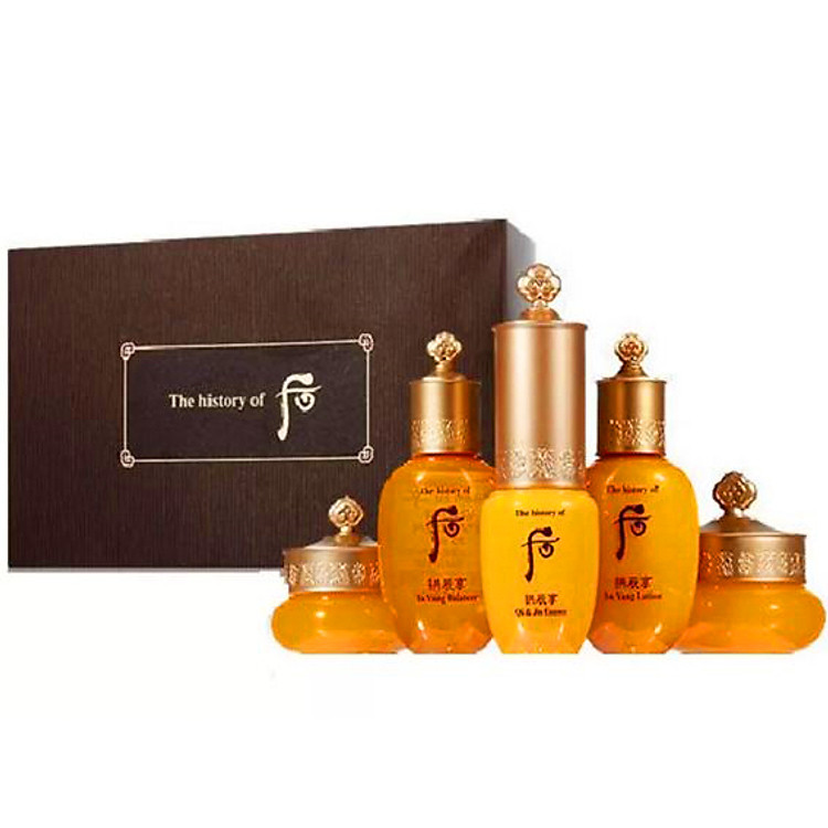 Bộ Dưỡng Da Chống Lão Hóa OHUI WHOO Vàng 5 Món - Set Gongjinhyang 5