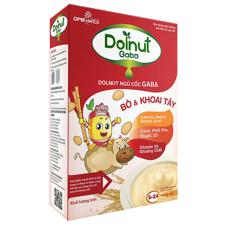 Ngũ Cốc Ăn Dặm Dolnut Gaba Bò Và Khoai Tây