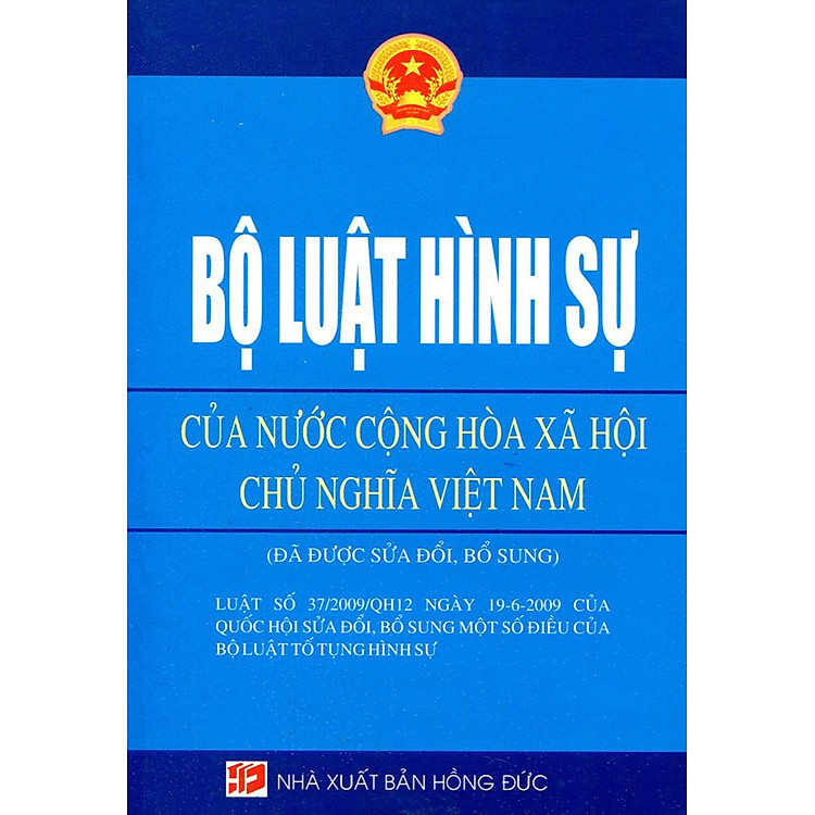 Sách Bộ Luật Hình Sự Của Nước Cộng Hòa Xã Hội Chủ Nghĩa Việt Nam