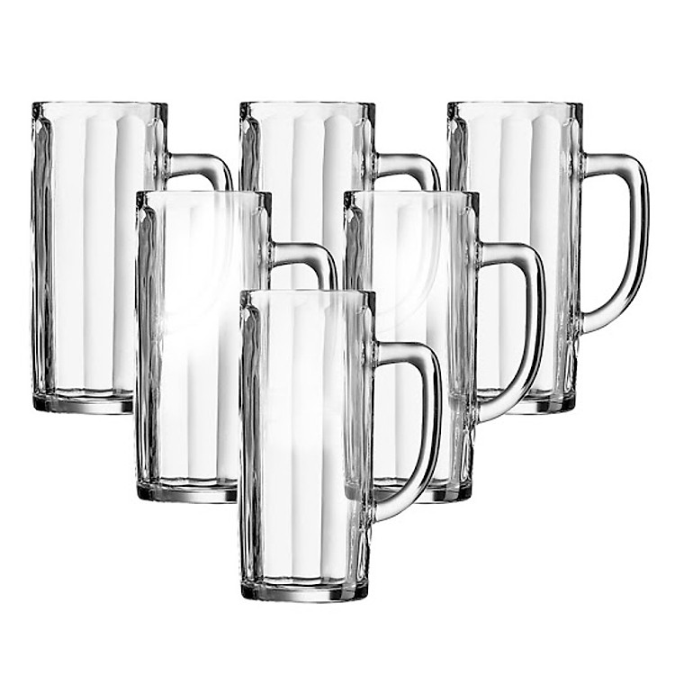 Combo 6 Ly Bia Thủy Tinh Luminarc Bock Mindel G2618 – 630 ML
