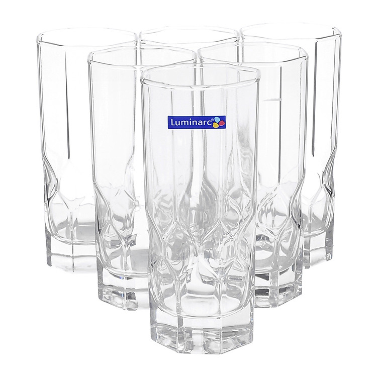 Bộ 6 Ly Thủy Tinh Cao Luminarc Octime Diamond J4135 - (280ml)