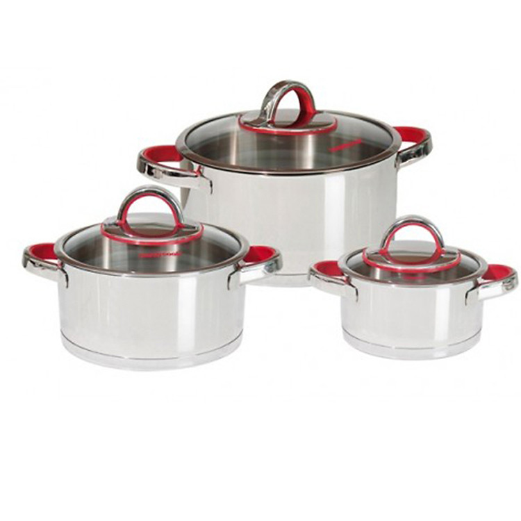Bộ Nồi Inox Happy Cook Aries 6 Món HC06AR