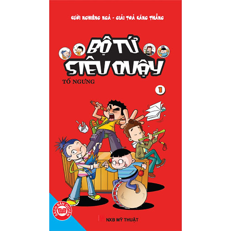 Sách Bộ Tứ Siêu Quậy Tập 1