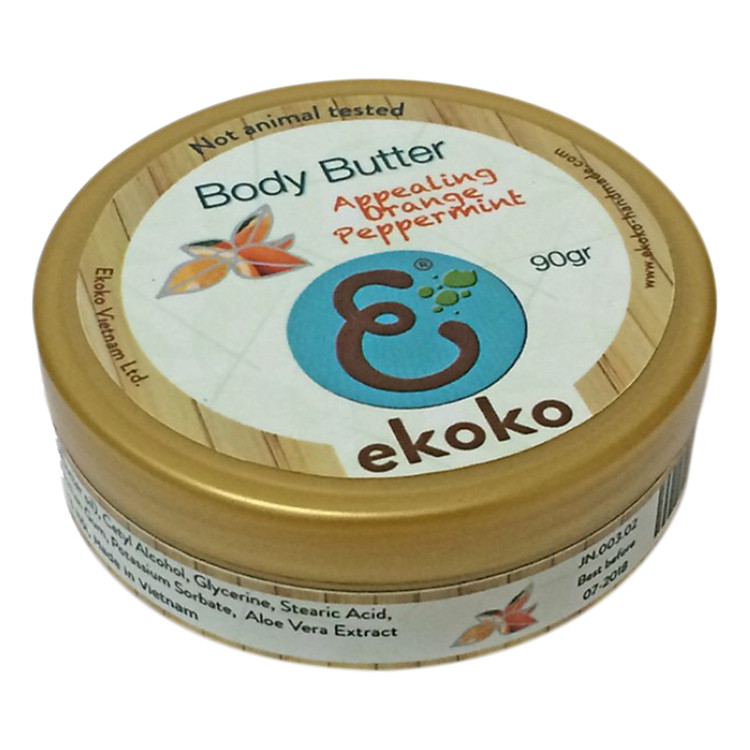 Bơ Dưỡng Thể Ekoko Appealing Orange - Peppermint Body Butter (90g)