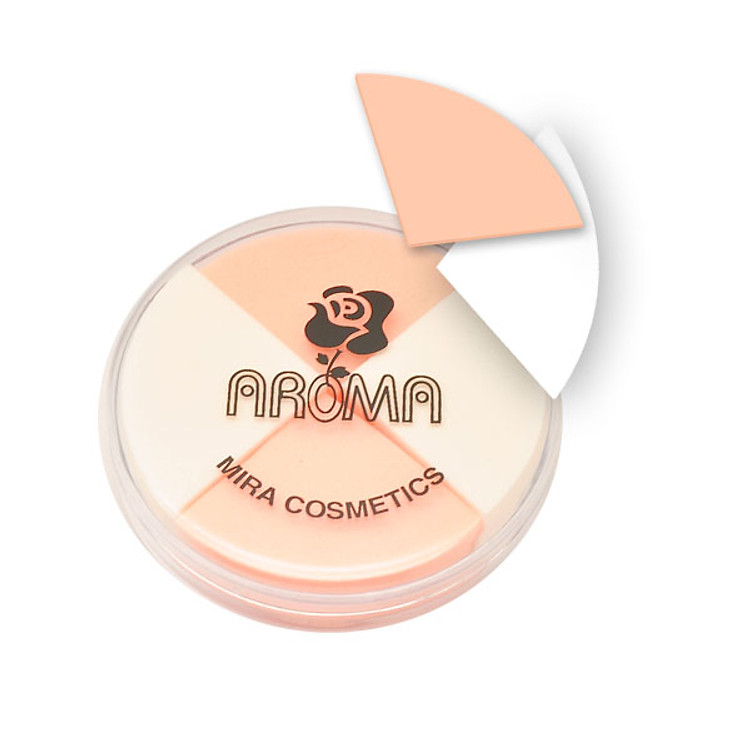 Bông Phấn Trang Điểm 4 Miếng Mira Aroma C268