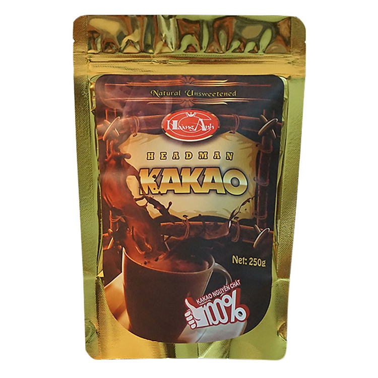 Bột Cacao Headman Nguyên Chất Túi Zipper (250g)