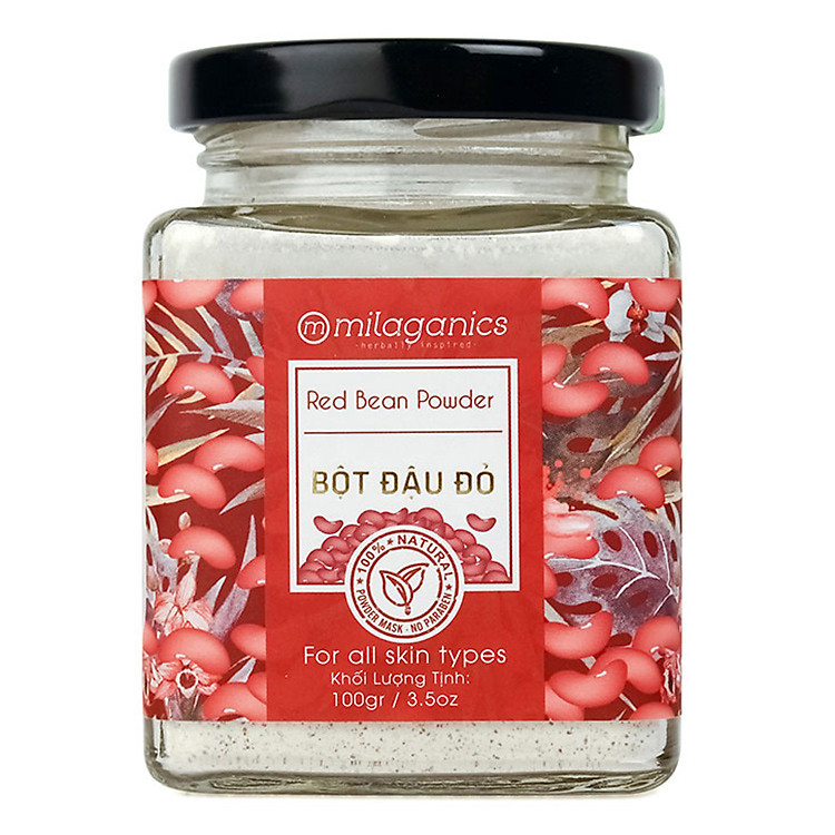 Bột Đậu Đỏ Milaganics Hũ 100g