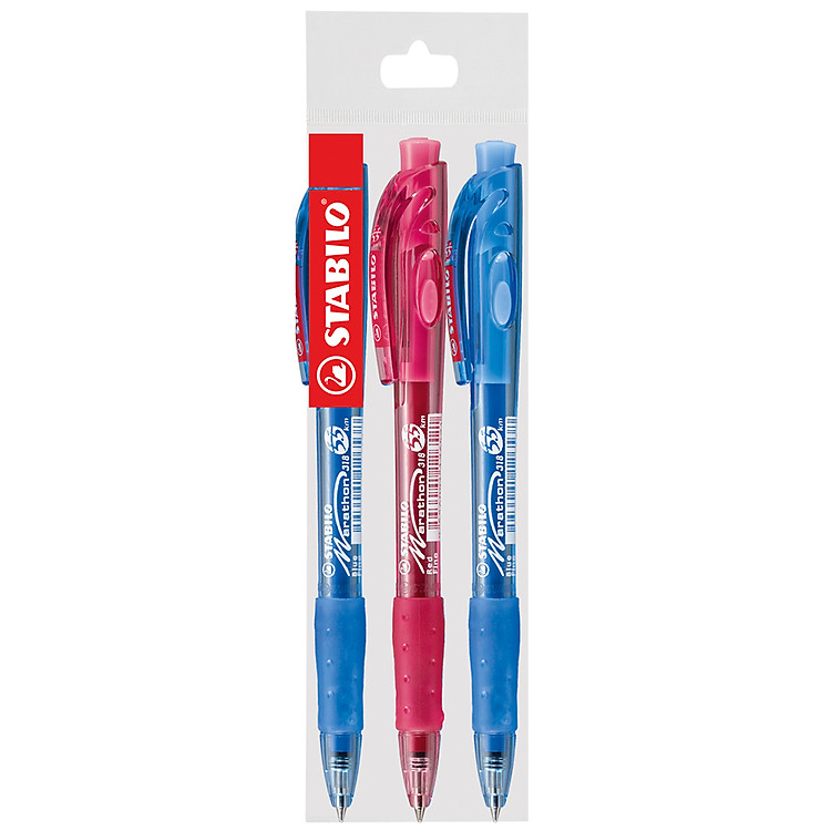 Combo Stabilo BP318F-C3B (BP318F-BU x 2 + RD x 1)
