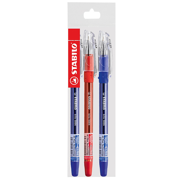 Combo Stabilo BP508NXF-C3B (BP508NXF-BU x 2 + RD x 1)