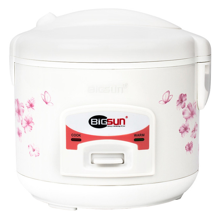 Nồi Cơm Điện Nắp Gài Bigsun BR-12 - 1.2L (Trắng)