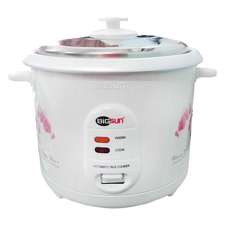 Nồi Cơm Điện Nắp Rời Bigsun BR-18CL - 1.8L (Trắng) - Hàng chính hãng