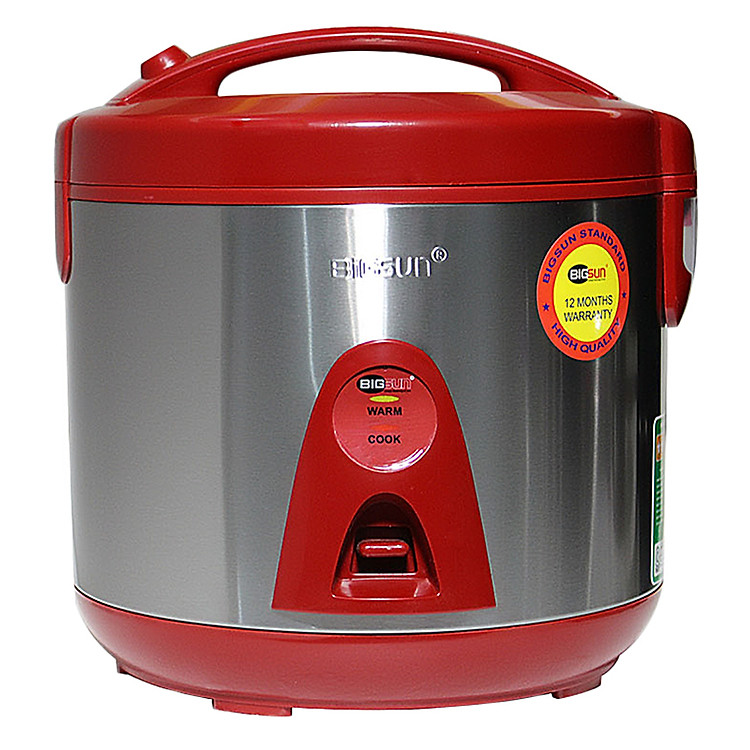 Nồi Cơm Điện Nắp Gài Bigsun BR-318M - 1.8L (Đỏ)