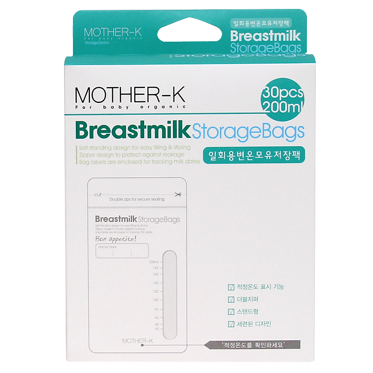 Túi Trữ Sữa Cảm Ứng Nhiệt Mother-K Hàn Quốc KM13002 (30 Cái)