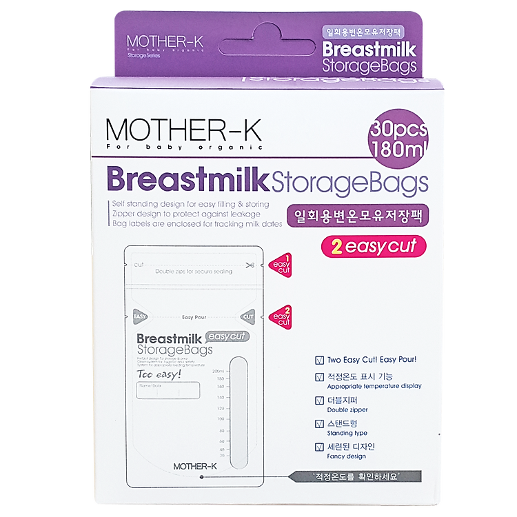 Túi Trữ Sữa Cảm Ứng Nhiệt Mother-K Hàn Quốc KM13066 - 30 Cái