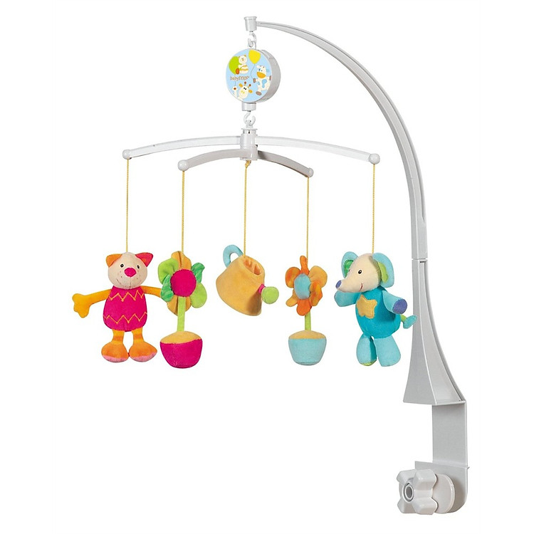 Treo Nôi Có Nhạc Brevi Hình Mèo Và Voi BREC166828