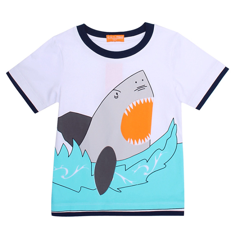 Áo Thun Tay Ngắn Bé Trai VTA KIDS BT60103 - Trắng