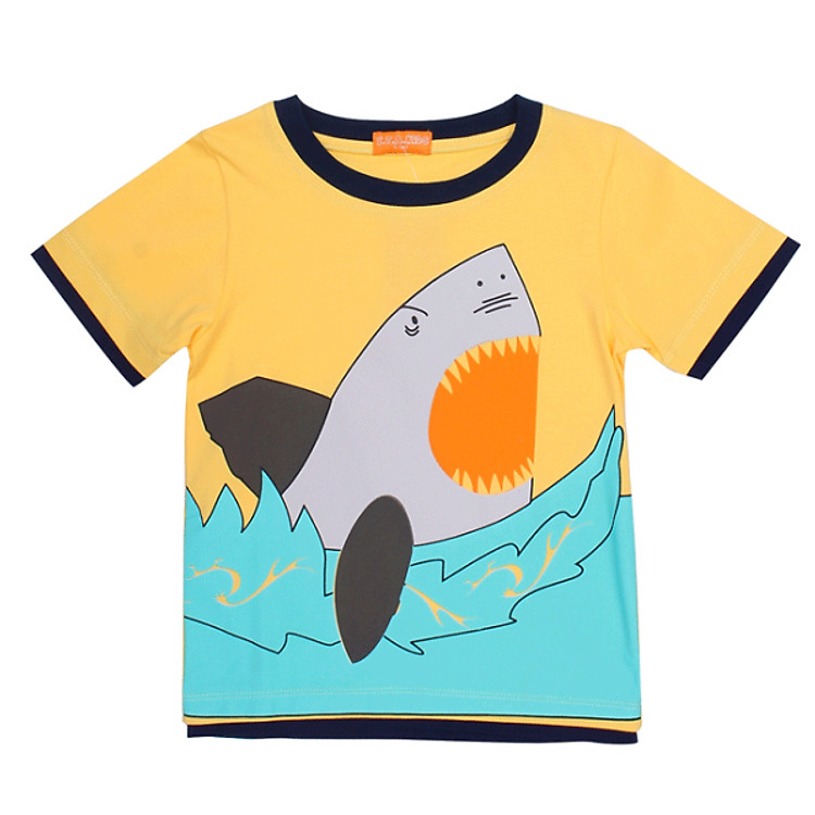 Áo Thun Tay Ngắn Bé Trai VTA KIDS BT60103 - Vàng