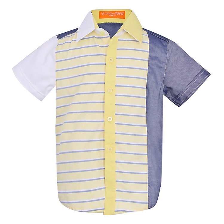 Áo Sơ Mi Bé Trai VTA KIDS NT BT61001 Sọc Ngang