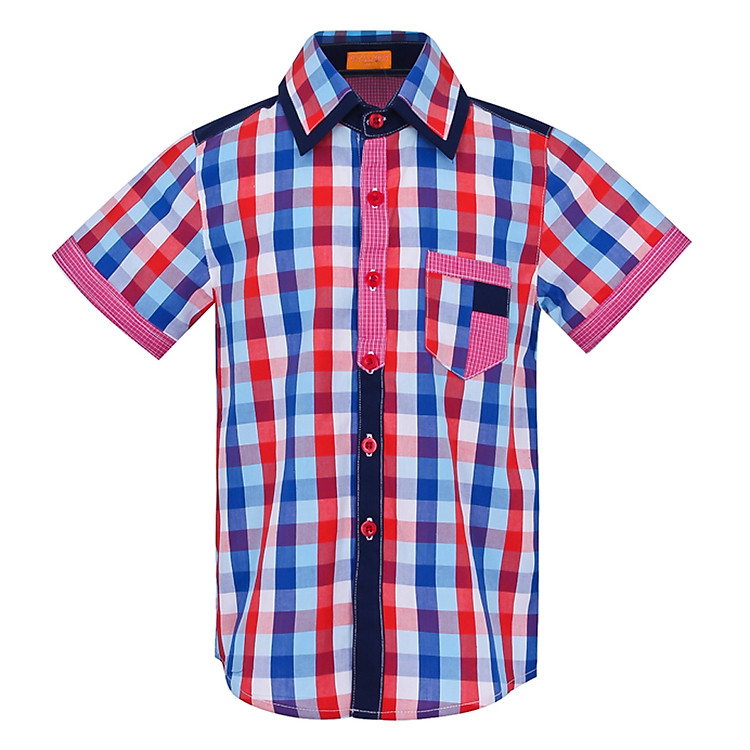 Áo Sơ Mi Bé Trai VTA KIDS BT61002 Sọc Caro