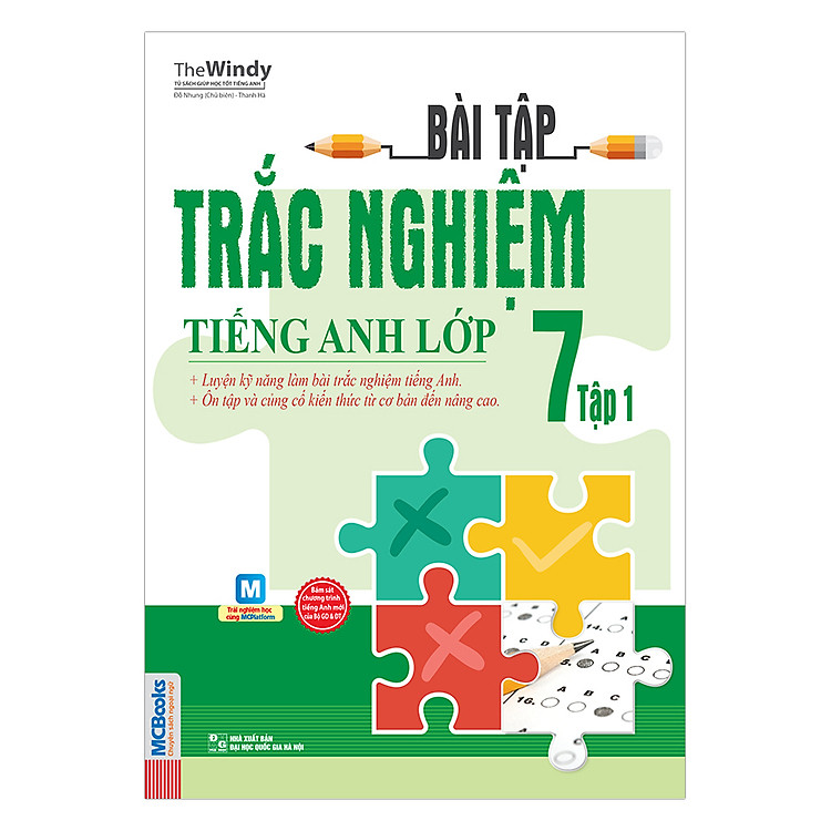 Sách Bài Tập Trắc Nghiệm Tiếng Anh Lớp 7 (Tập 1)