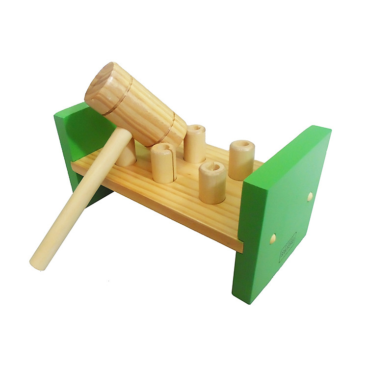 Đồ Chơi Gỗ EDUGAMES Bộ Búa Cọc GA507