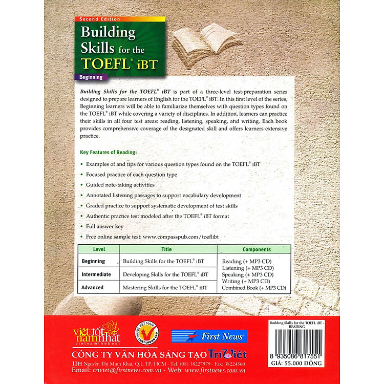 Building Skills For The Toeft IBT Beginning - Reading - Ảnh 2