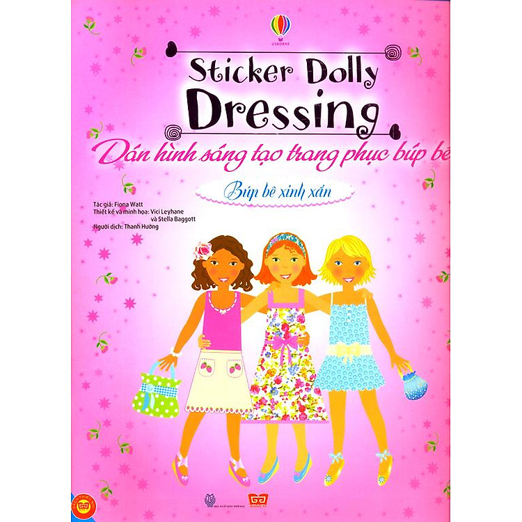 Dán Hình Sáng Tạo Trang Phục Búp Bê