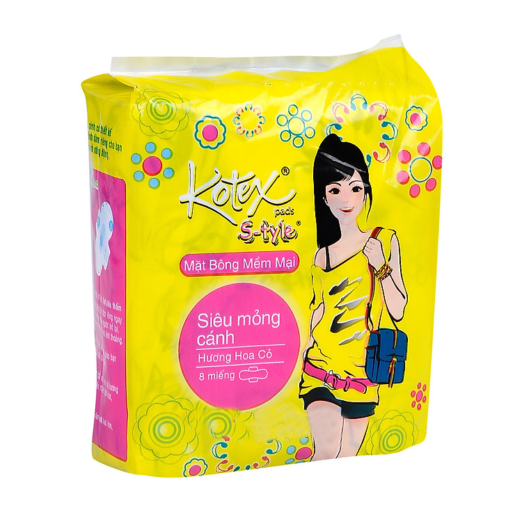Kotex Style Mềm Mại Siêu Mỏng Cánh 8*48