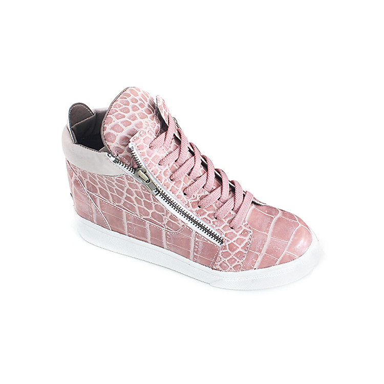 Giày Sneaker Cổ Cao Nữ MUST Korea C01 - P- Hồng