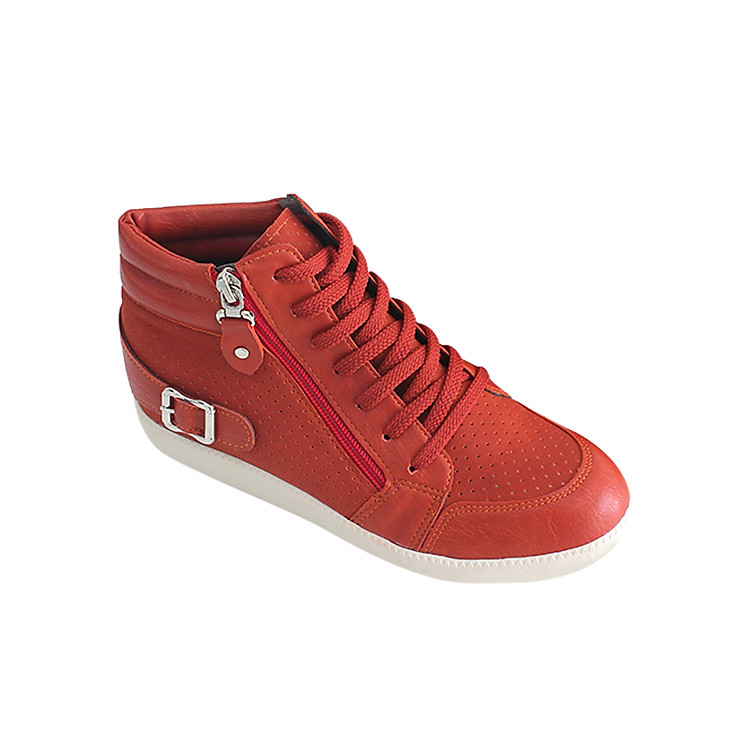 Giày Sneaker Cổ Cao Nữ MUST Korea C02 - OR - Cam