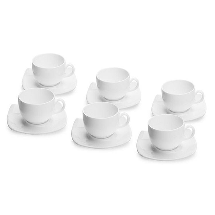 Bộ Tách Trà Thủy Tinh Luminarc Quadrato Blanc C3110 - (160ml)